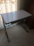 Glass Top Craft Table