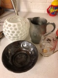 Vase Pottery Pewter