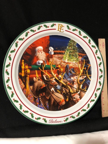 Polar Express Christmas Serving Cookie Plate