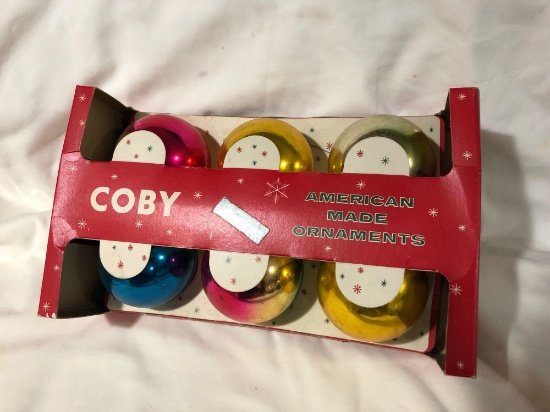 Coby Glass Ball Christmas Ornaments