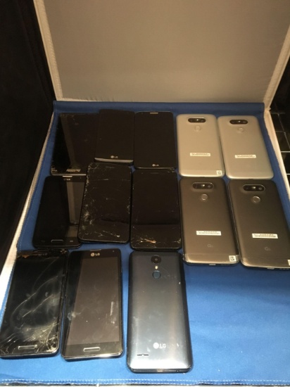 13 Mixed Bulk Purchased LG Cell Phones