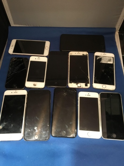 12 Mixed Bulk Purchased iPhones