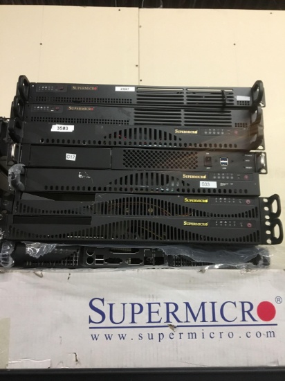 8 Supermicro Server Cases With Misc. Server Case