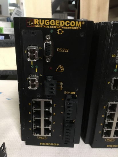 Four Ruggedcom Industrial Stregnth Networks