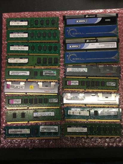 27 DDR3 Assorted RAM