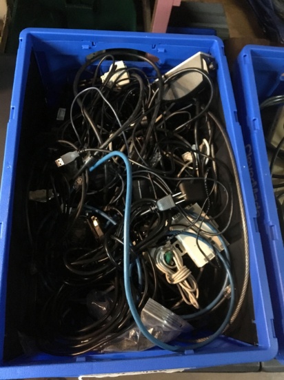Three Box Lots Assorted Cords/Misc