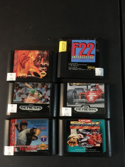 Six Sega Genesis Games