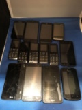 14 Mixed Bulk Purchased Cell Phones