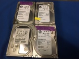 Four Mixed Brand 1TB Drives