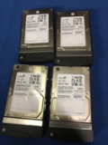 Four SAS Drives With Supermicro Caddy