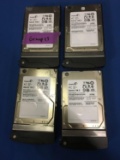 Four SAS Drives With Supermicro Caddy