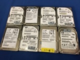 Eight Mixed Brand SAS Drives