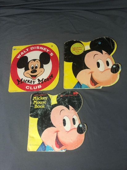 Vintage Mickey Mouse Books (3)