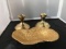 F. B. Rogers Candle Stick Holders With Dish