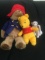 Paddington Bear With Retro Winnie The Pooh Bear