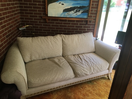 Cream Upholstered Sofa