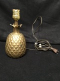 Cast Metal Pineapple Lamp