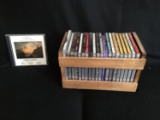 21 Assorted CDs With Holder