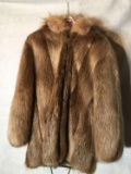 Heavy Fur Coat With Hood