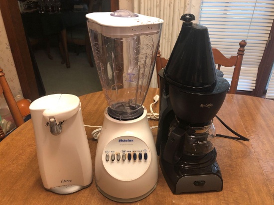 Blender Coffee Pot And Can Opener