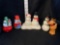 Three Shaker Sets SnowmenOnStand/Snowman&Reindeer/Snowmen