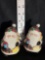 Pair Of Santa?s Holding Toy Sack Shakers