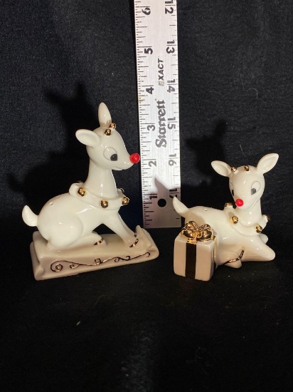 Lenox Rudolph The Red Nose Reindeer Shaker Set