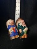 Retro Japan Made Elderly In Rocking Chairs Shakers