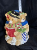 Four Christmas Bears Cookie Jar