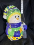 DesignPac Inc. Snowboard Snowman Cookie Jar