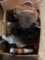 Box Lot Circular Saw With Assorted Tools & Hardware