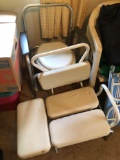 Elderly Handicap Toilet And Chair W/ Misc Chairs