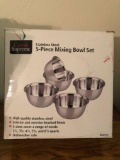 (5) Piece Stainless Mixing Bowl Set