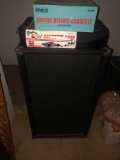Vintage Cabinet Speaker Car Stereo And NASCAR Cassette Case