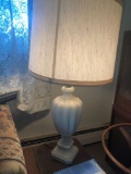 Pair of White Table Lamps