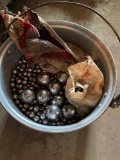 Camp Pot Filled With Assorted Steel Balls