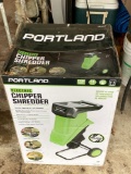 Portland Electric Chipper Shredder New In Box