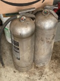 Two Water Cannon Fire Extinguishers