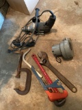 Assorted Hand Tools With Blower & Drill