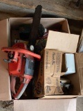Box Lot Gas Chainsaw & Misc.