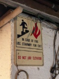 Fire Emergency Sign