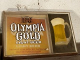 Olympia Gold Light Beer Sign