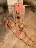 Assorted Tractor Parts With Plow Blade