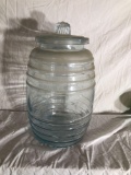 Large Mid Century Glass Jar