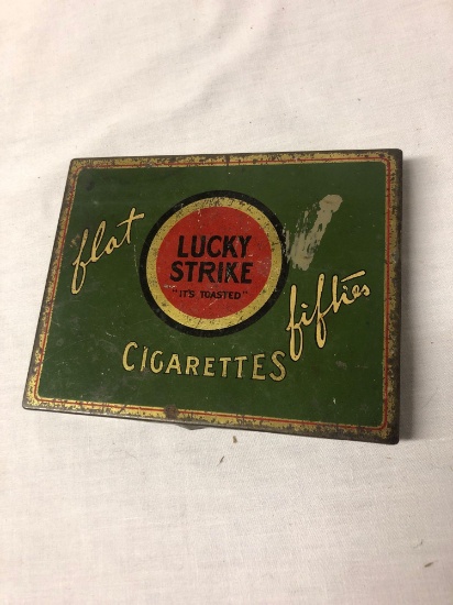 Lucky Strike Cigarette Tin