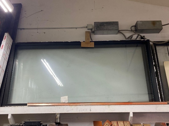 Large Aluminum Frame Tempered Glass Commercial Window