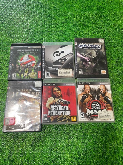 6 playstation 3 games