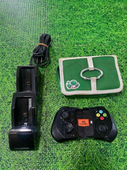 Moga controller accessory, charger and yoshi case