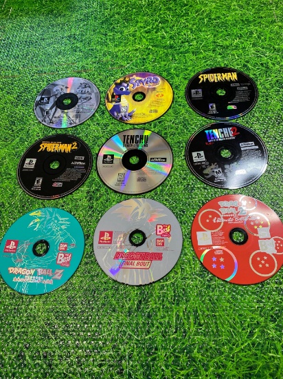 9 Playstation One Games