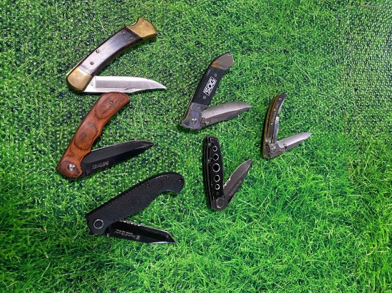 6 pocket knives